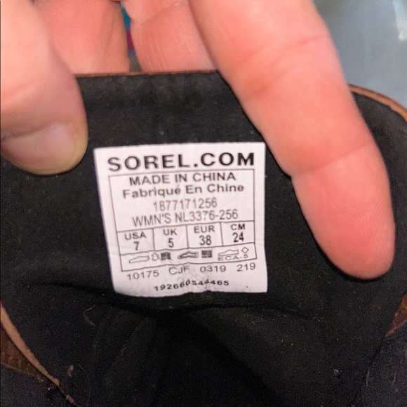 LIKE NEW Sorel Lexie Wedge Boots Size 7 - Picture 7 of 8